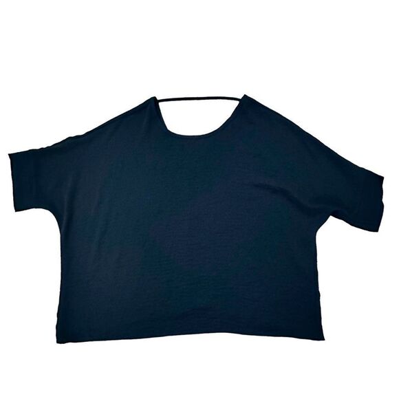 Eden in Love ~ Black Dolman Sleeve Blouse ~ Lightweight ~ size medium ~ NWT - Picture 3 of 10